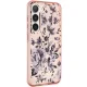 Guess Samsung Galaxy S23+ S916 Case Flower Collection Pink
