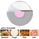 Round Pizza Cutter with Blade Guard, 8.5 cm, Grey