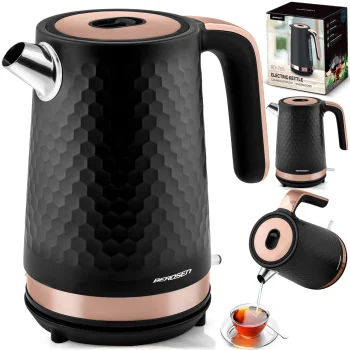 Berdsen BD-705 Electric Kettle 1.7L, Black/Copper