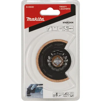 Makita B-65040 STARLOCK Carbide Segment Saw Blade TMA071, 70 mm