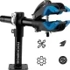 Rockbros 27210002001 Bike Repair Stand with Quick Releases, Wall and Bench Mount - Black