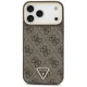 Guess 4G PU Leather MagSafe Case for iPhone 17 Pro Max, Black