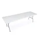 Plonos 440100 Folding Garden and Catering Table 244 cm, White