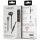 Guess GUEPWIBK 3.5mm Wired Earphones, Black/Silver