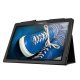 Lenovo IdeaTab 2 A10-30F (TB2-X30L) Litchi Texture Stand Leather Case, Black