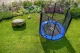 FUNFIT Garden Trampoline with Safety Net and Ladder, 183 cm