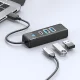 Orico PWC2U-U3 3-Port USB Hub (2x USB-A 3.0, 1x USB-C 3.0), 1m, Black