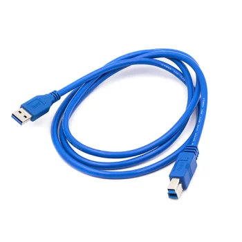 USB 3.0 A-B Printer Cable, 2m, Blue