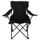 LUARO Folding Camping and Fishing Chair, Black