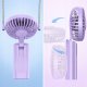 Mini USB Fan, Handheld and Desktop, Purple