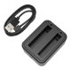 Puluz PU818 USB Dual Battery Charger for Insta360 X3