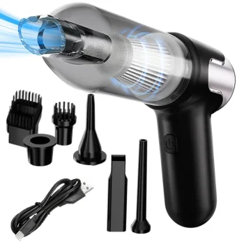 Cordless Handheld Car Vacuum Cleaner 120W Black