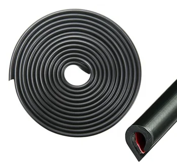 Car Door Edge Protector Guard Strip 5m, Black