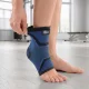 4Fizjo elastingas kulkšnies įtvaras, M dydis, juodas/mėlynas
