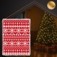 Ruhhy Christmas Blanket 130x170 cm, White/Red