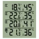 Bresser Temeo Hygro Quadro Thermometer & Hygrometer Black