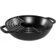 Staub Cast Iron Wok with Glass Lid 30 cm, 4.19 L, Black