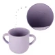Ikonka Silicone Baby Tableware Set Crab, 9 Pieces, Purple