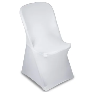 GreenBlue GB374 Banquet Chair Cover, 88x50x45 cm, White