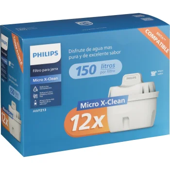 Water Filter Cartridges Philips Micro X-Clean AWP213/10, 12-Pack, White