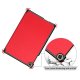Huawei MatePad T 10s (AGS3-L09, AGS3-W09) Leather Tri-fold Stylish Tablet Cover Case, Red