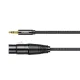 Ugreen 3.5mm Mini Jack Male to XLR Female Audio Cable 1m AV182, Black