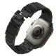 Uniq Osta Strap Case for Apple Watch 42/44/45/ 49mm Series 1/2/3/4/5/6/7/8/SE/SE2/Ultra Stainless Steel - Black