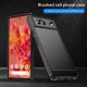 Google Pixel 6 Carbon Flexible Cover TPU Case, Black