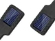 Outdoor Solar COB LED Street Lamp with Motion Sensor and Remote, Black