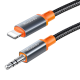 Mcdodo CA-0780 Audio Cable iPhone Apple Lightning to Mini Jack AUX 3,5mm, 1.2m, Black | Аудио Провод...
