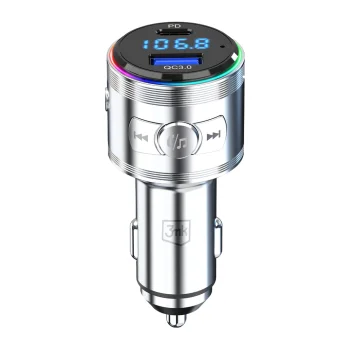 3mk Hyper Car Power Transmitter 3-in-1 FM Transmitter 48W USB-C USB-A