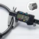 Rockbros 32120007001 Bicycle Code Lock with Steel Cable, Black