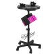 Gabbiano 188 Timer Hairdressing Trolley, Black