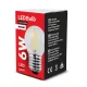 Maclean E27 LED Filament Bulb G45, 6W, 720lm, Warm White 3000K, MCE284