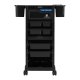 Gabbiano 68UV Hairdressing Trolley with UV Sterilizer, Black