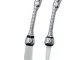 Flexible Faucet Extension Nozzle, Chrome, 2 Spray Modes