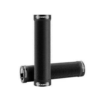 Rockbros Anti-Slip Twist Bike Grips, Black