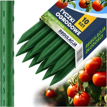 Plonos PL-940 Plant Supports 120 cm, Green, 10 Pcs