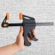 One-Handed Quick-Release Bar Clamp 195mm for Woodworking