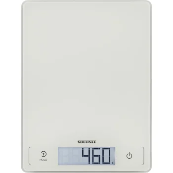 Soehnle Page Profi 300 digital kitchen scales, 20 kg, white