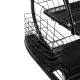 Ruhhy 24634 Two-Tier Dish Drying Rack, Black