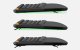 Wireless Ergonomic Keyboard with Backlight Delux GM905DB BT+2.4G, black