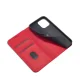 Magnet Fancy Case for iPhone 14 Pro Max Wallet Flip Cover, Red