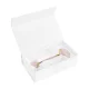 ACTIVFIZJO Rose Quartz Roller for Face and Neck Anti Ageing Massager Gua Sha