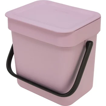 Brabantia Sort & Go Waste Bin 3 L, Lilac Pink