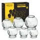4Fizjo Glass Fire Cupping Set, 12 pcs