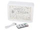 3D Paper Cutout Night Light with RGB LED, Remote & Touch Control, White