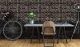 Decorative Wall Panel BLACK WALL 500 x 1000 mm 3 mm