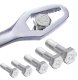 Universal Wrench 8-22mm AG786, Silver