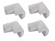 Soft Foam Furniture Corner Protectors, Grey, 4 pcs
